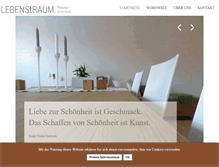Tablet Screenshot of lebensraum-traum.com